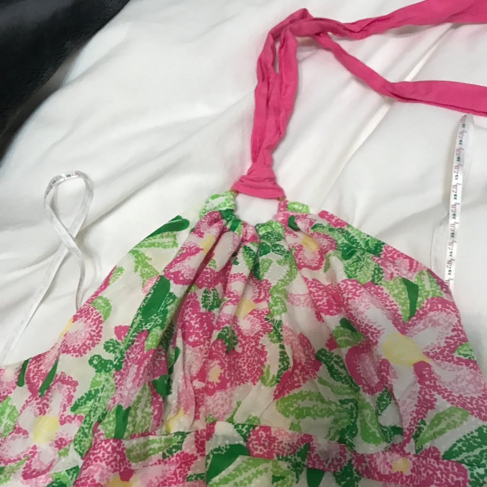 Lily Pulitzer Floral Dress with Buckle